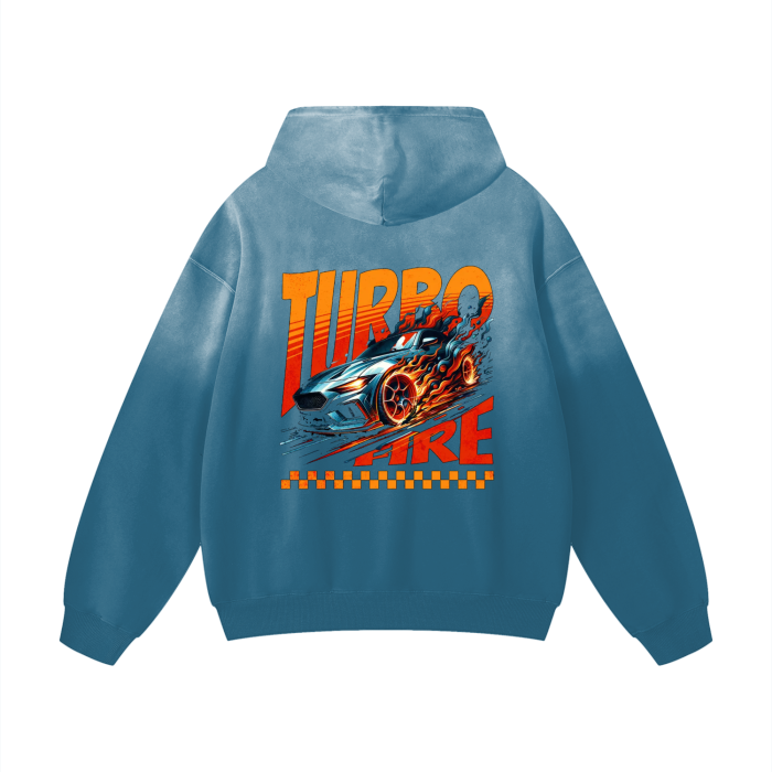 Turbo Fire Car (Heavyweight Oversized Hoodie)