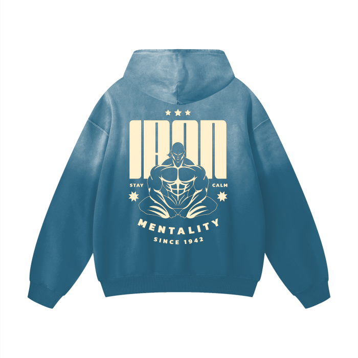 Iron Mentality (Heavyweight  Oversized Hoodie)