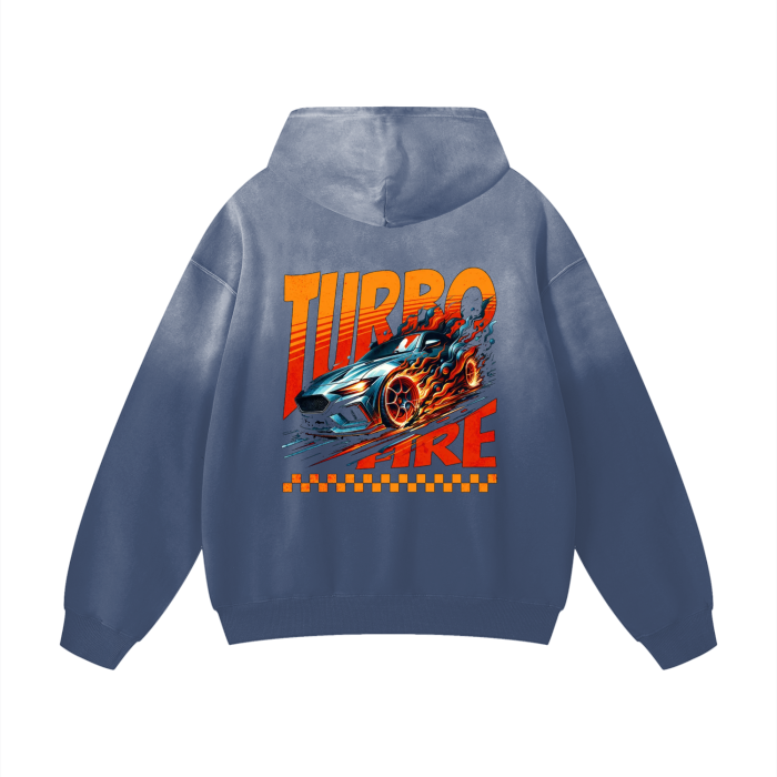 Turbo Fire Car (Heavyweight Oversized Hoodie)