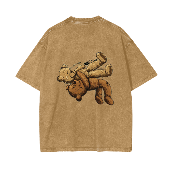 Suplex Bear Oversize Snow Washed T-Shirt