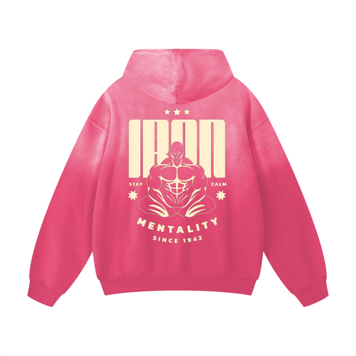 Iron Mentality (Heavyweight  Oversized Hoodie)